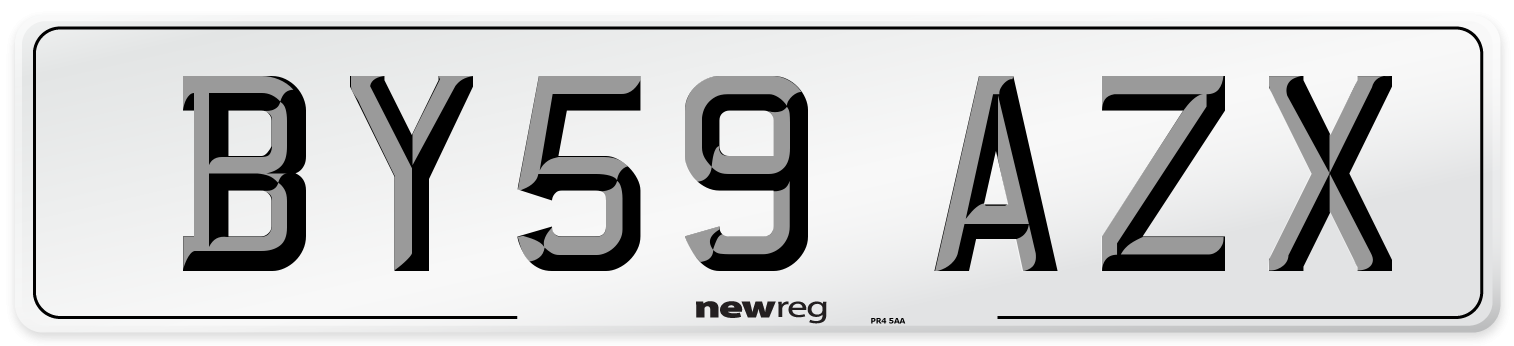 BY59 AZX Number Plate from New Reg